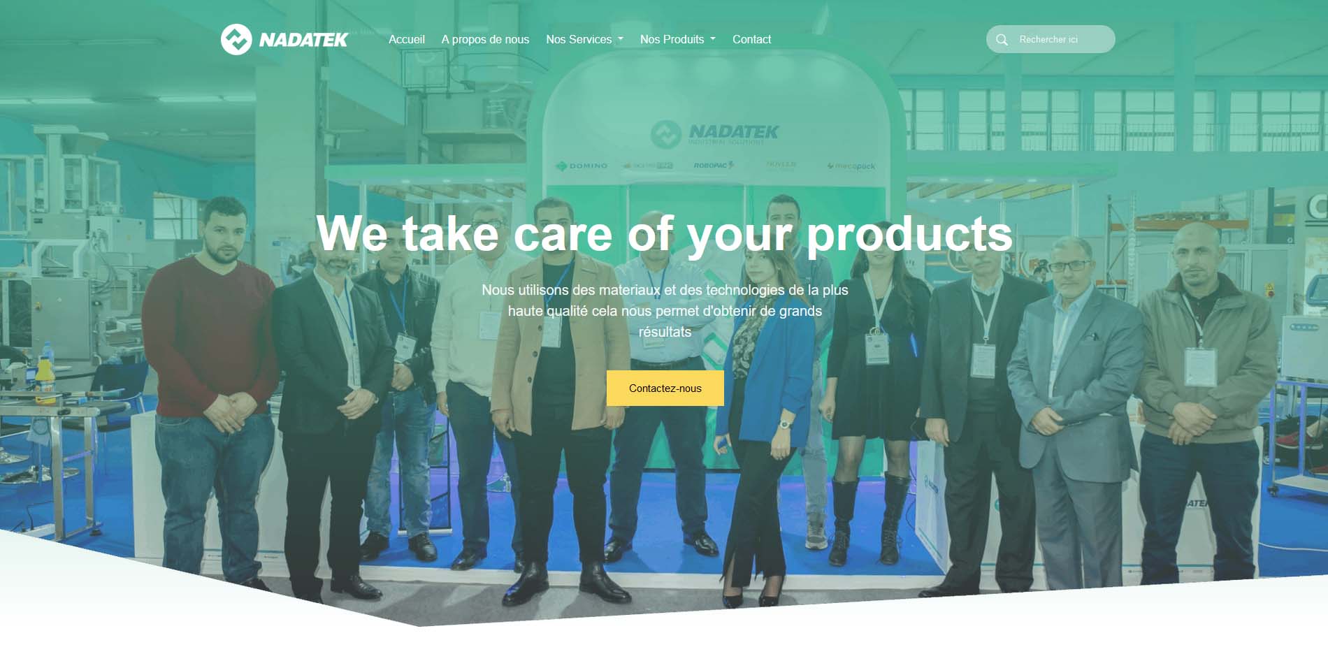 Nadatek website's photo